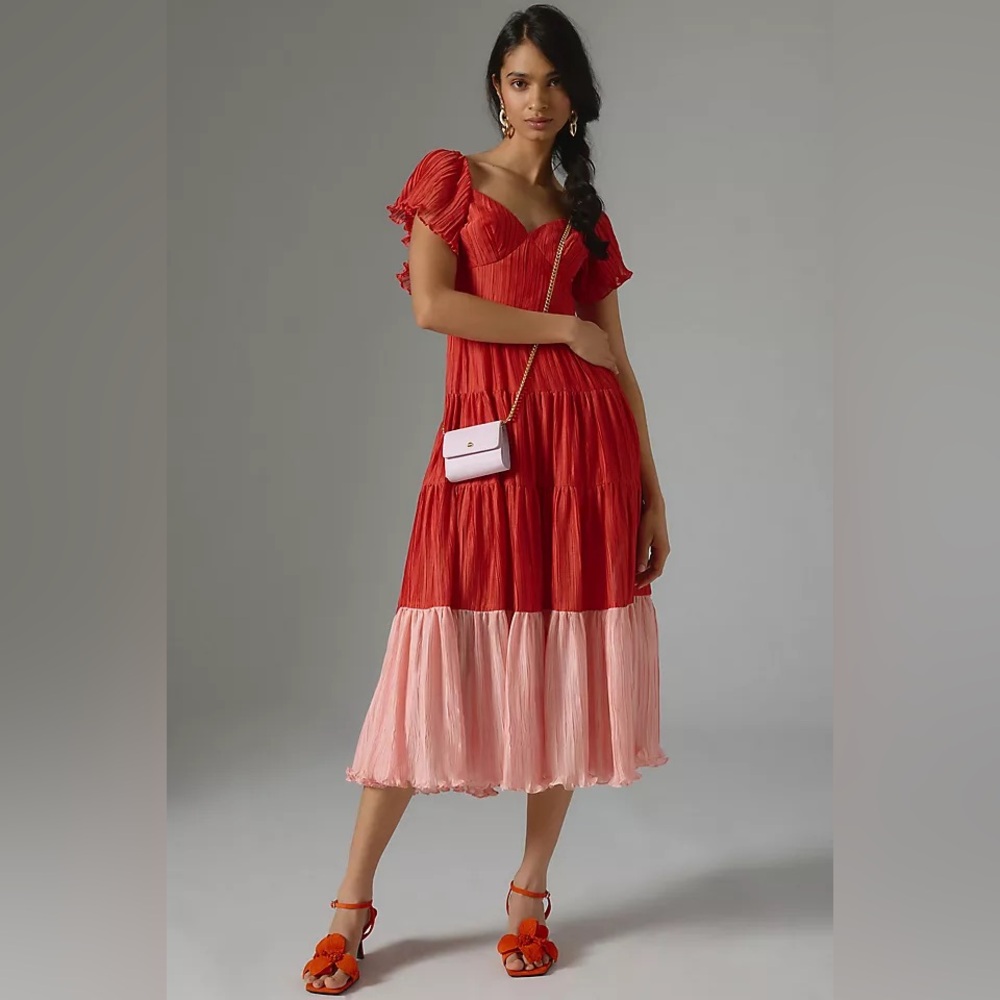 Dress The Population Trina Colorblock Dress Sz XXL